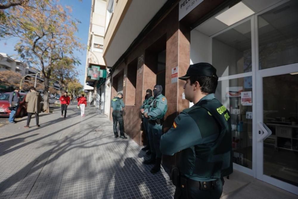 Gran operación policial contra una banda organizada de ladrones de casas