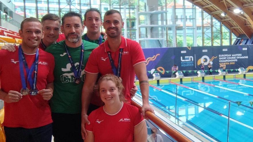 El Natación Córdoba conquista cinco medallas en el Europeo máster