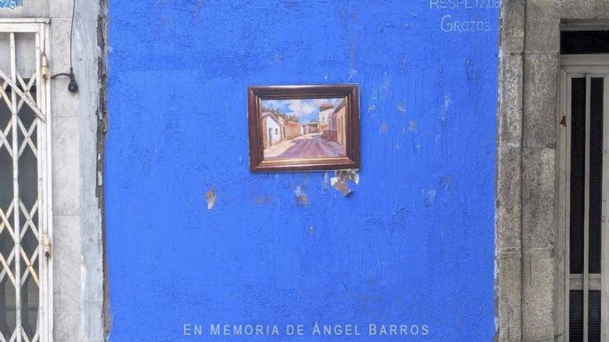 Un rincón en recuerdo de Ángel Barros en Redondela