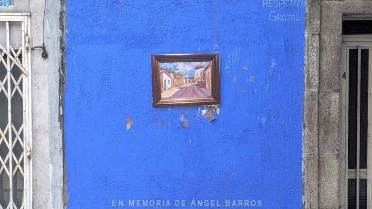 La nueva instalación artística dedicada a Ángel Barros en Redondela.