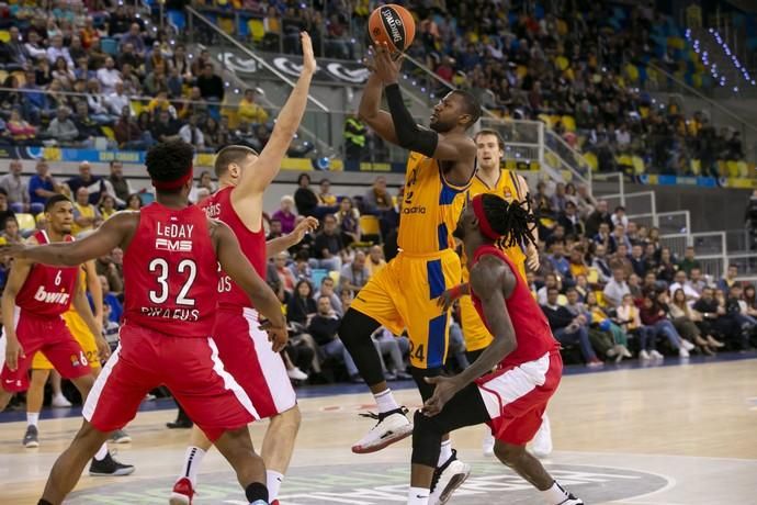 21.03.19. Las Palmas de Gran Canaria. Baloncesto Euroliga temporada 2018-19. Herbalife Gran Canaria - Olimpiacos Piraeus. Gran Canaria Arena Foto Quique Curbelo  | 21/03/2019 | Fotógrafo: Quique Curbelo