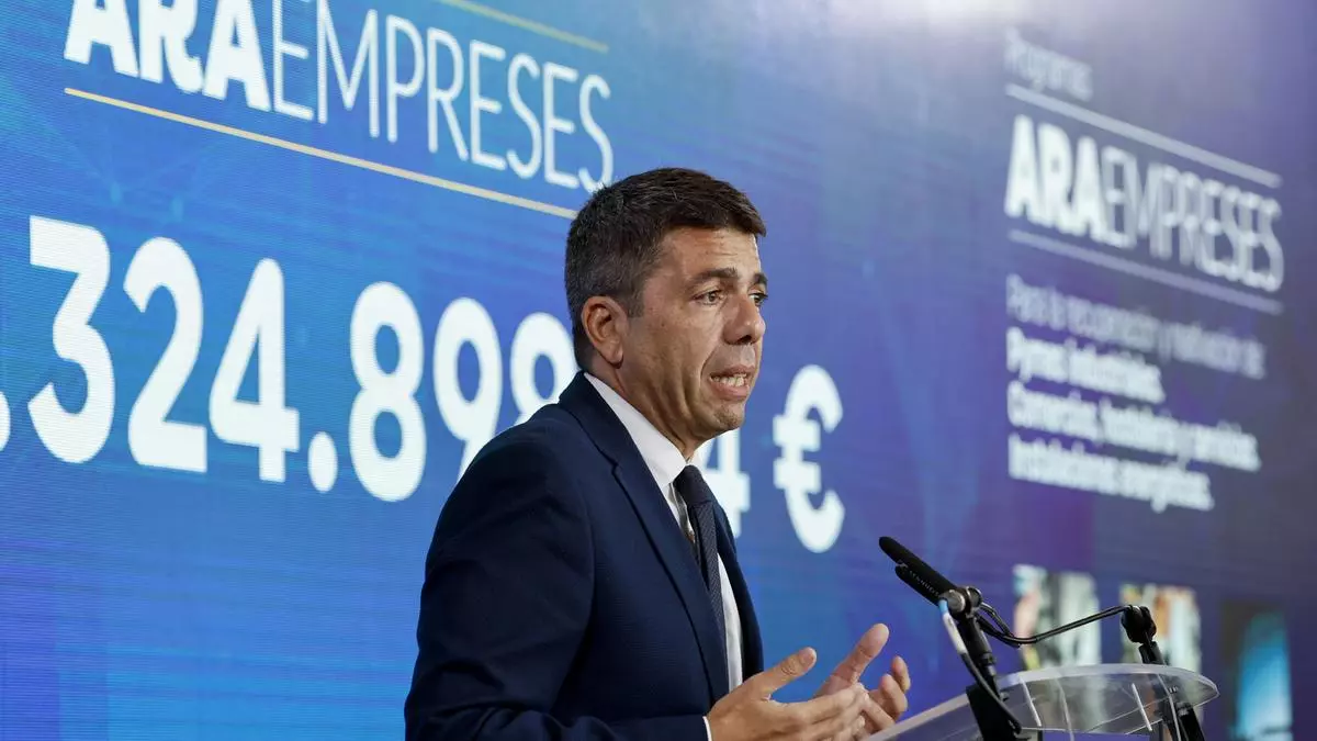 El Consell activa un nuevo plan de 120,8 millones para la recuperación de la industria, comercio y hostelería