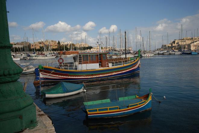 Luzzu, barcos, Malta