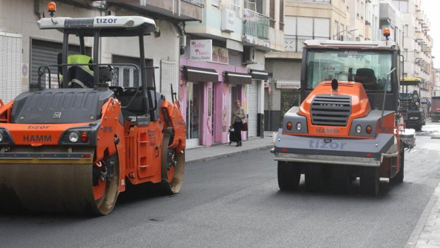 Las obras en el centro urbano