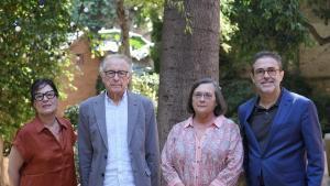 El president del Grup 62, Josep Ramoneda, els editors Emili Rosales i Pilar Beltran, i lescriptora Montserrat Duch