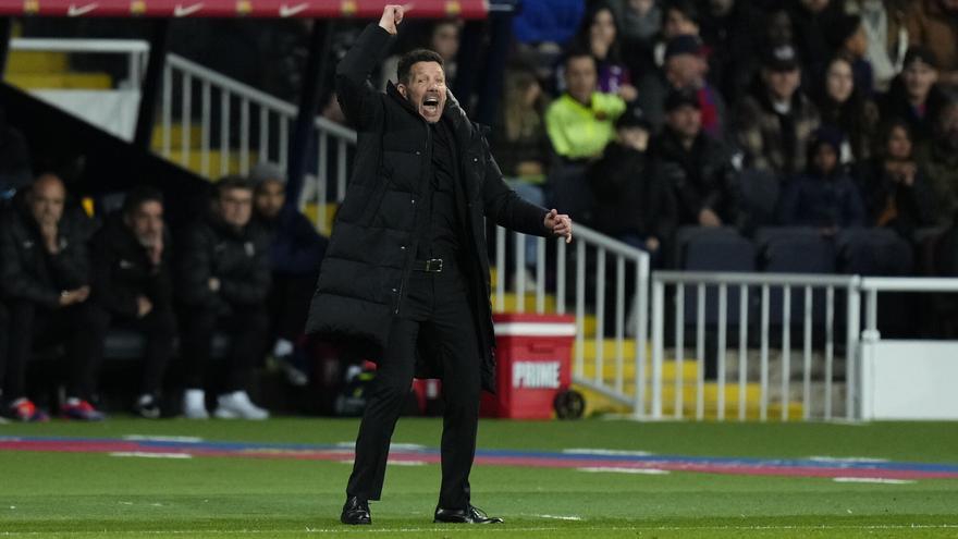 Simeone: "El Barça posiblemente ha merecido ganar"