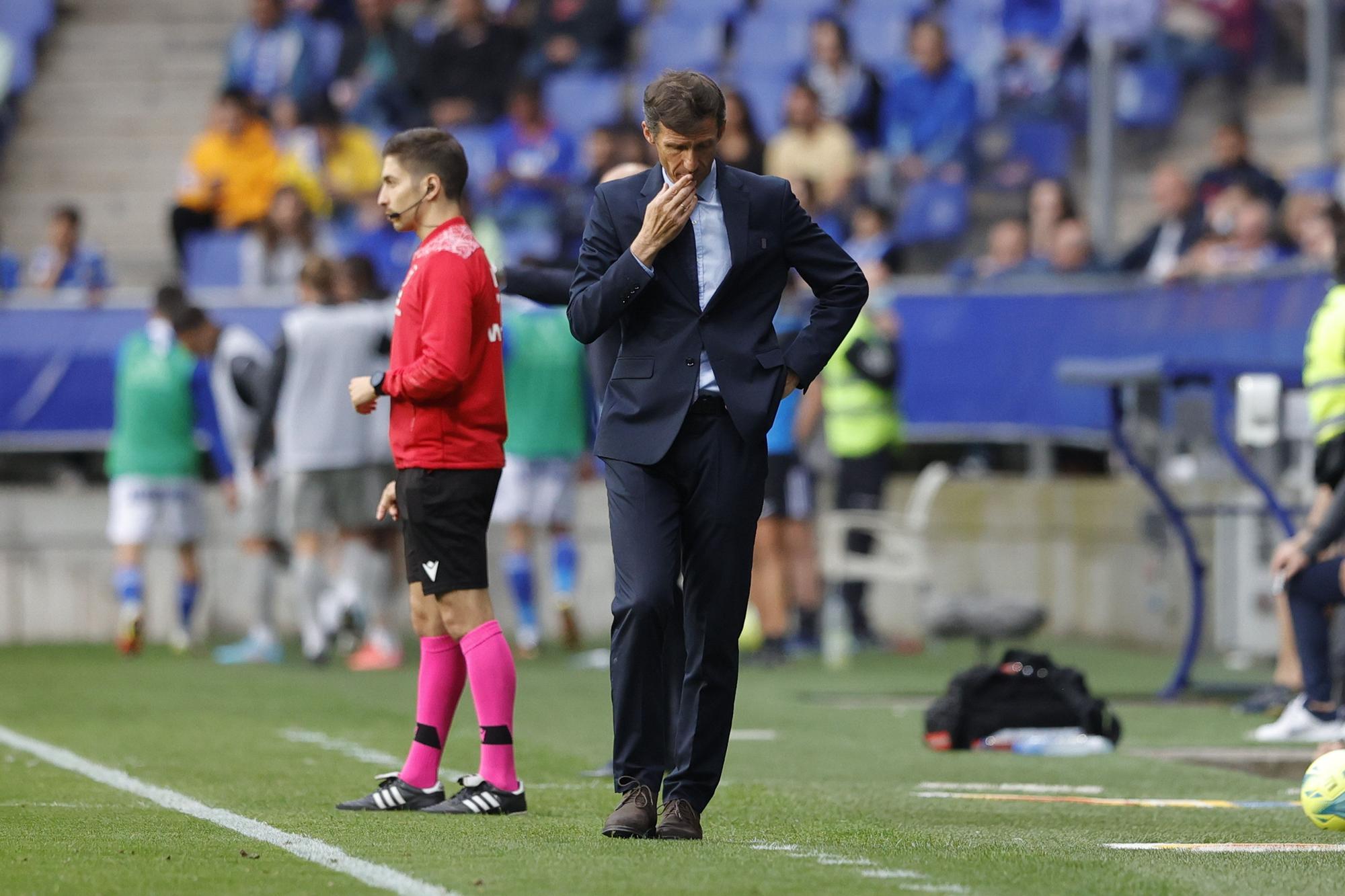 El partido del Oviedo ante el Ibiza, en imágenes