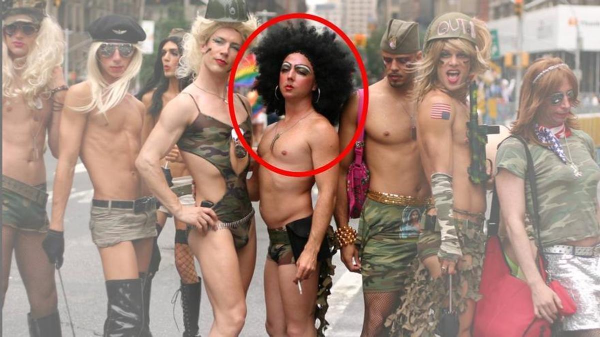 Les boles, com aquesta imatge d'un suposat Zelenski a la desfilada d'orgull gai a Nova York, són més fàcils de combatre que les desinformacions