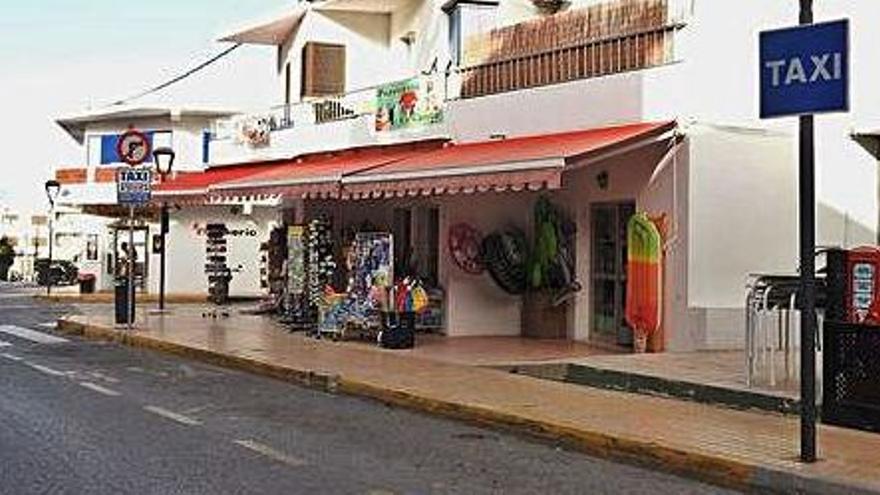 Parada de taxis en Sant Francesc.