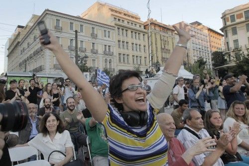 Grecia celebra la victoria del 'no' en el referéndum