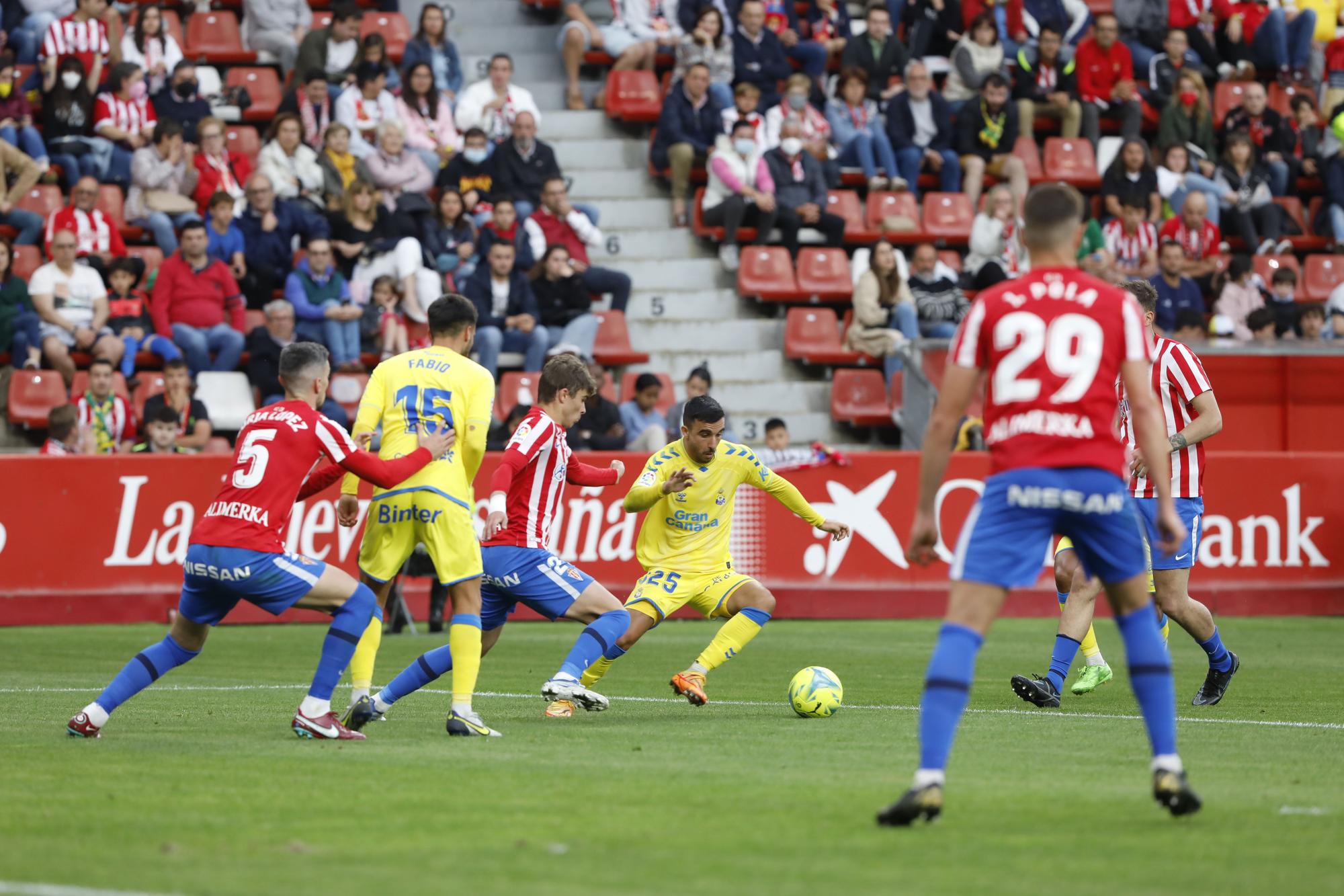 El partido del Sporting ante Las Palmas, en imágenes