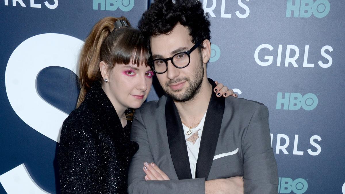 El productor Jack Antonoff con su ex pareja Lena Dunham