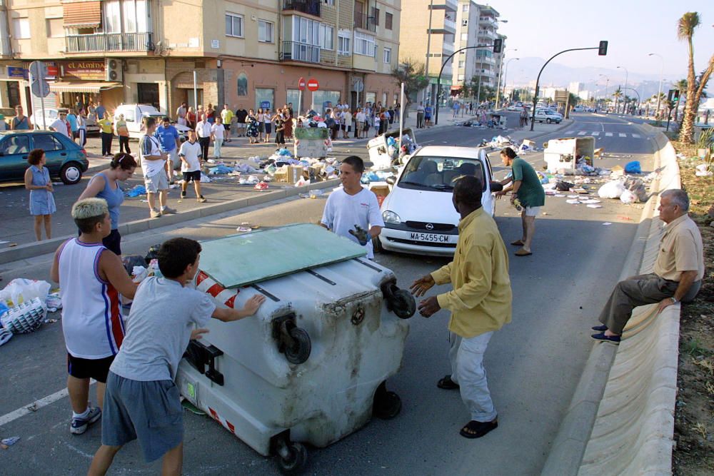 Así fue la huelga de limpieza de 2002