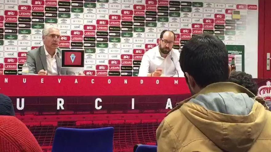 Declaraciones de Mauricio García como nuevo gestor del Real Murcia