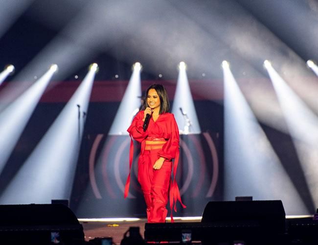 Becky G fue una de las estrellas del Coca-Cola Music Experience