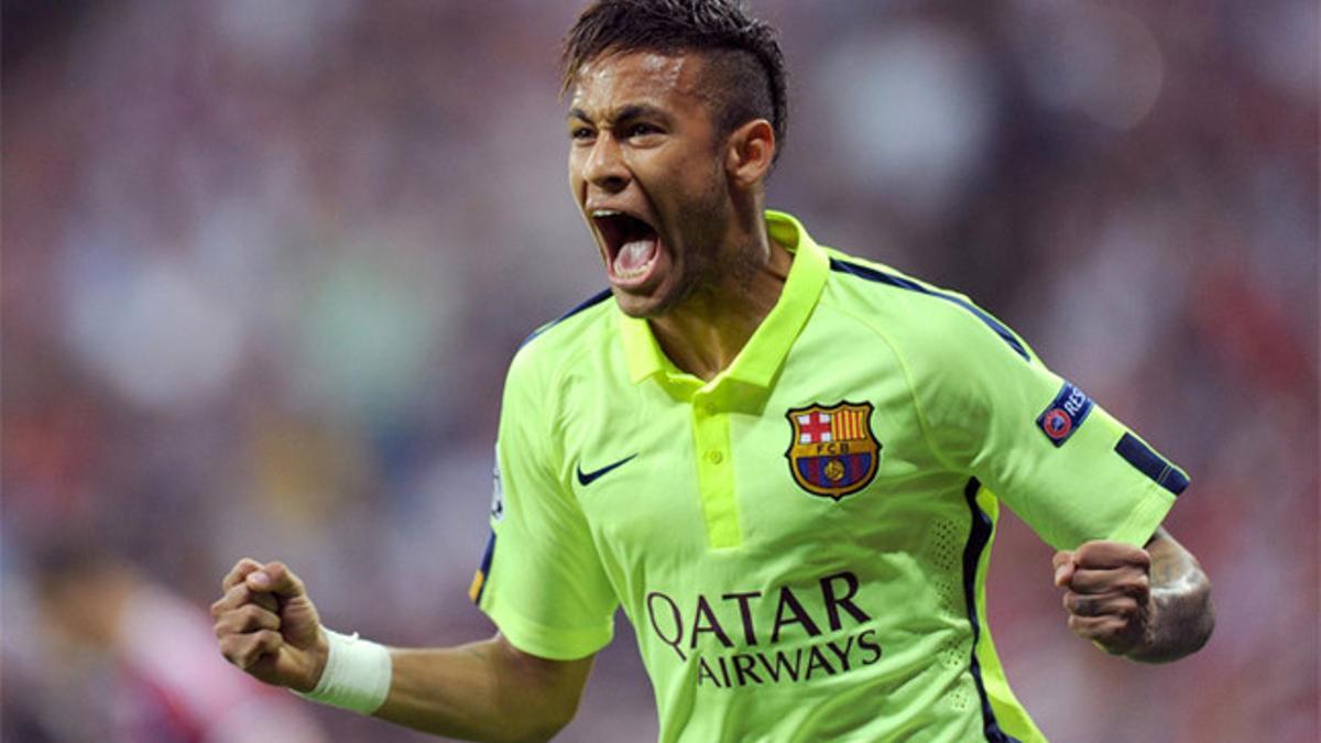 Neymar marcó los dos últimos goles del FC Barcelona antes de llegar a la final de Berlín