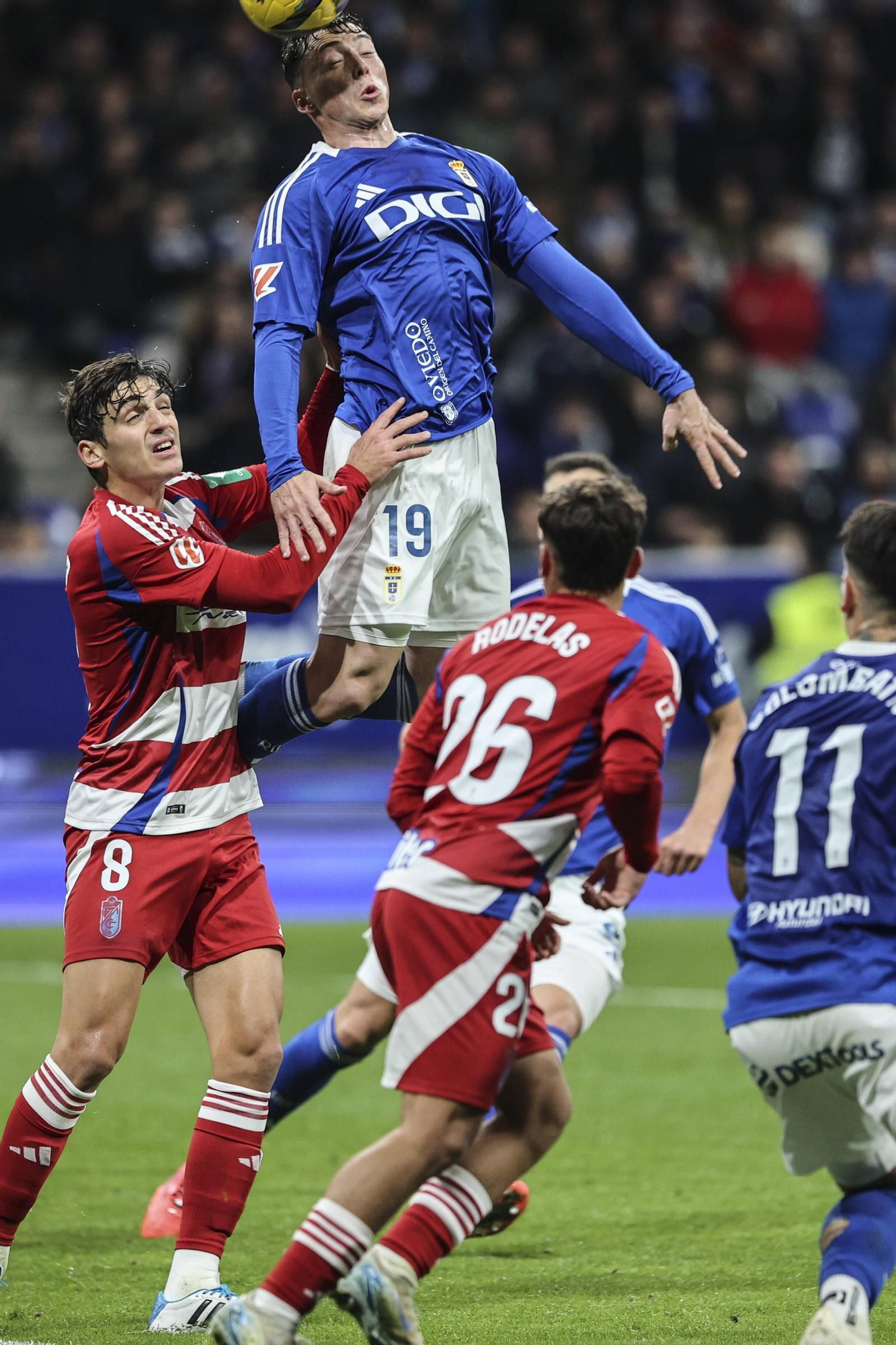 Así fue el partido (en imágenes) entre el Real Oviedo y el Granada