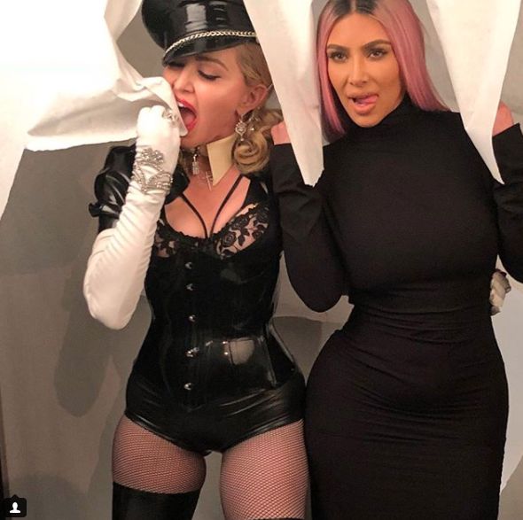 Madonna y Kim Kardashian, ahora BBF