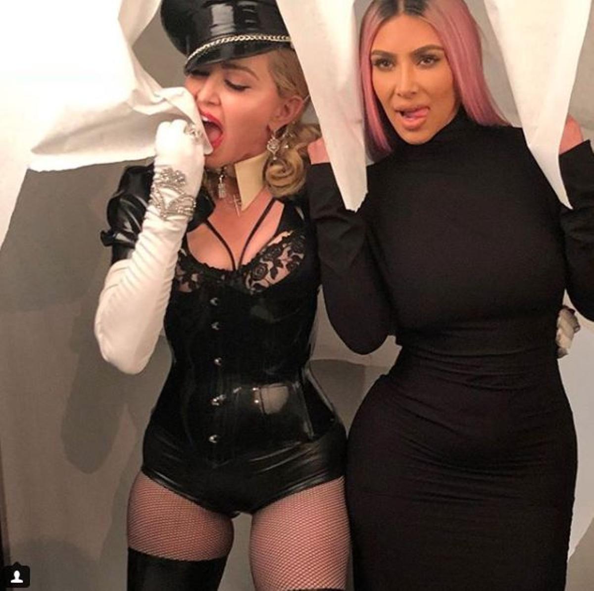 Madonna y Kim Kardashian, ahora BBF