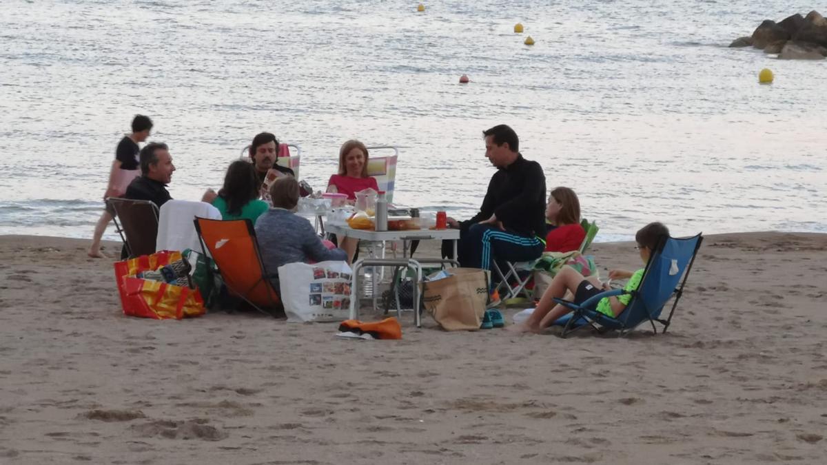 Foto de Vinaròs, donde tampoco se ha vivido un gran ambiente ante las restricciones.