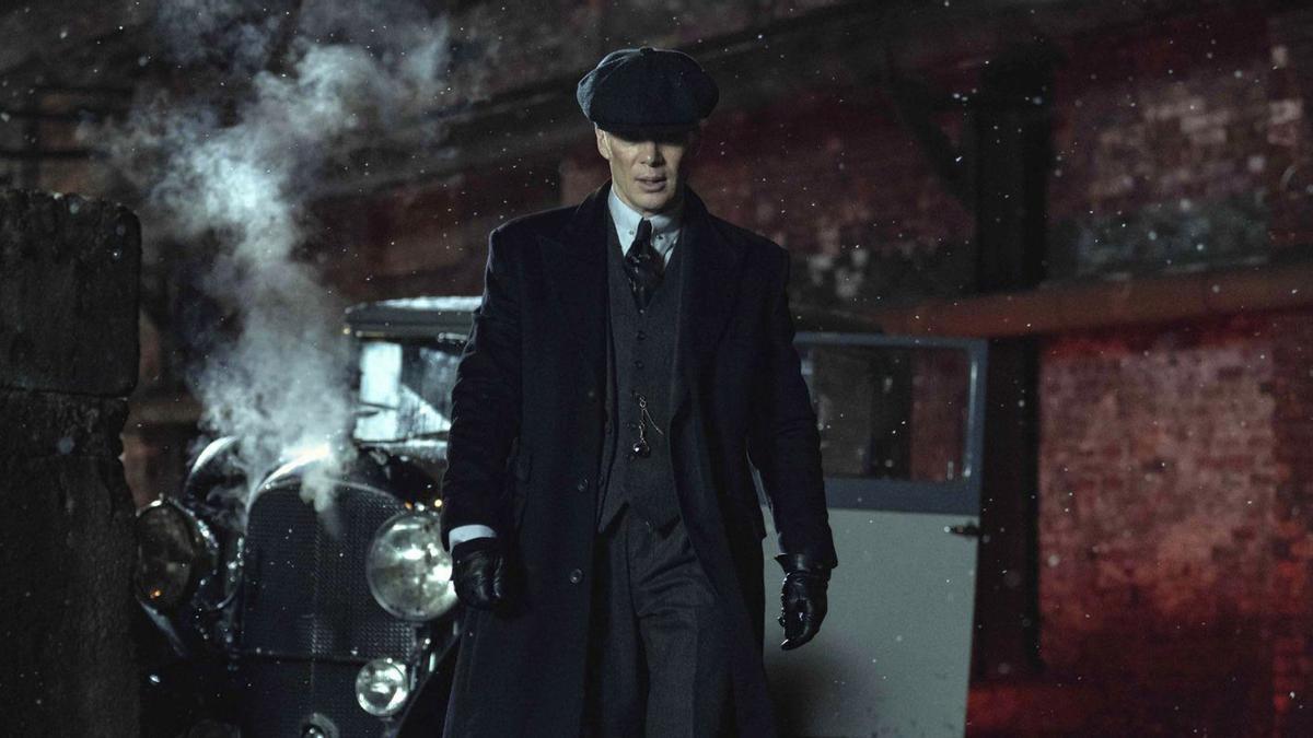 Cillian Murphy, com a Tommy Shelby, a ‘El hombre inmortal’. | NETFLIX