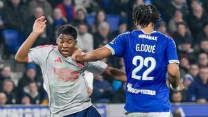 Endrick, ante Doué en el Estrasburgo - Lyon