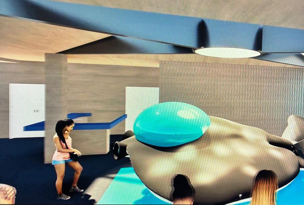 Una de las salas del nuevo centro.