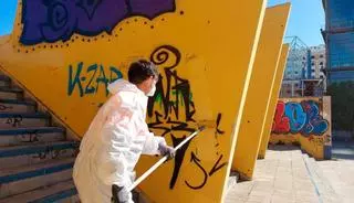 Sanz quiere mano dura contra los grafitis: hasta 3.000 euros de multa