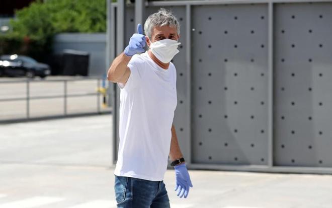 Los jugadores del FCBarcelona pasan las pruebas médicas para el test del coronavirus