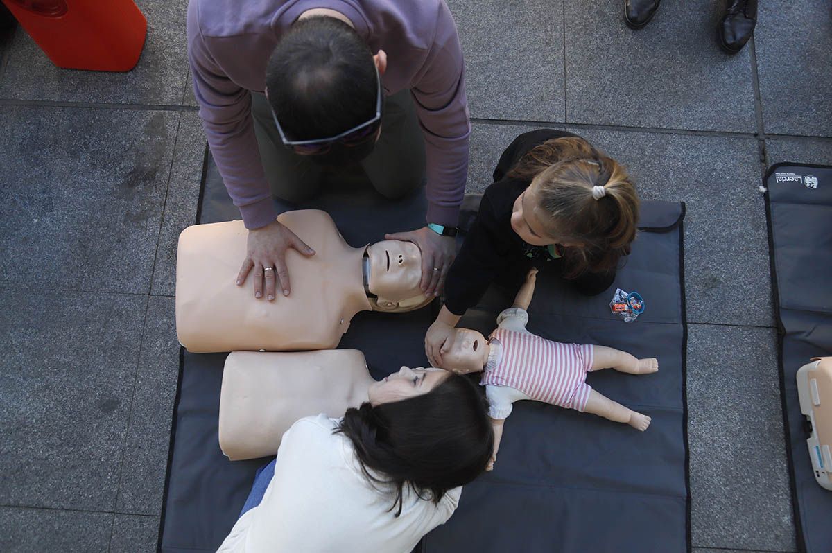 Taller de iniciación a la reanimación cardiopulmonar en las Tendillas