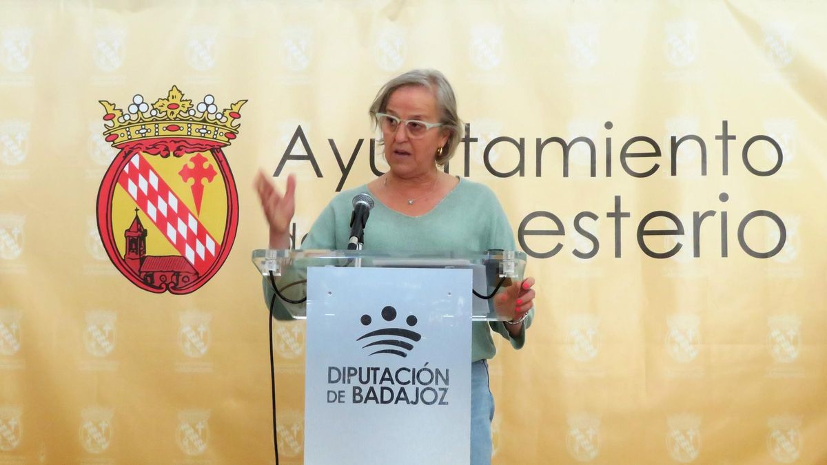 Manola Ferreira, concejala de cultura del ayuntamiento de Monesterio