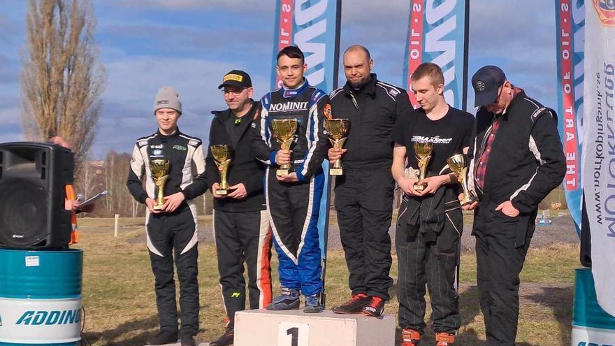 Eddie Ramírez se impone en la categoría de jóvenes pilotos en el Rally Stenbocken