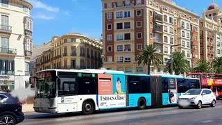 Subir al bus con un billete ordinario en Málaga es más caro que la media española