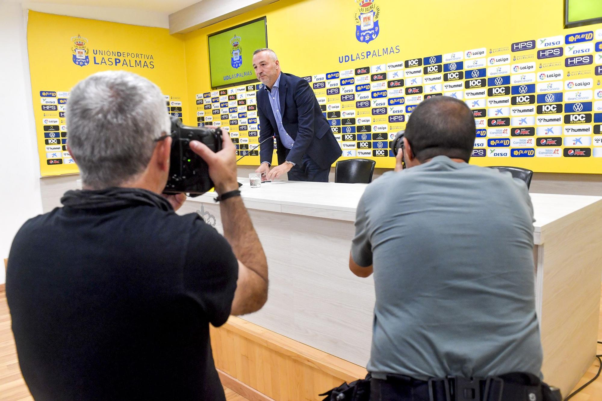 Rueda de prensa de Miguel Ángel Ramírez sobre la UD Las Palmas de la 22/23