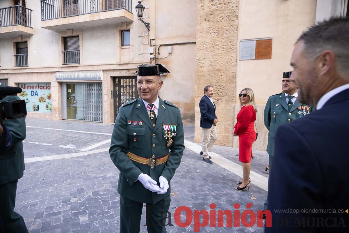 Celebración de la patrona de la Guardia Civil en Caravaca