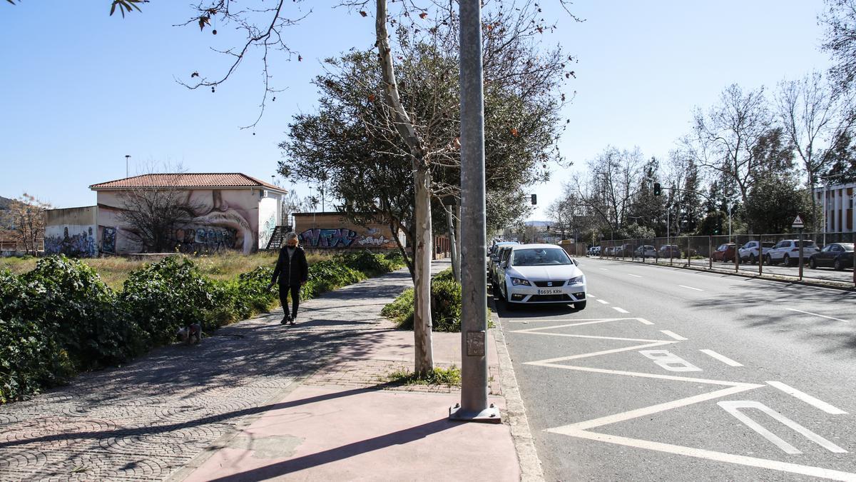 Avenida de Cervantes, una de las vías de salida de la ciudad por el sur.