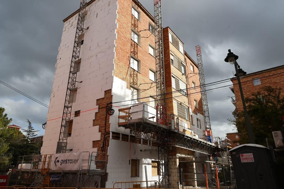 Los trabajos en los edificios del Sagrado Corazón arrancaron el mes pasado y se realizan de forma escalonada