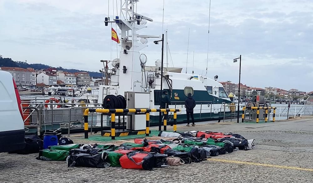 Golpe al narcotráfico en Arousa.