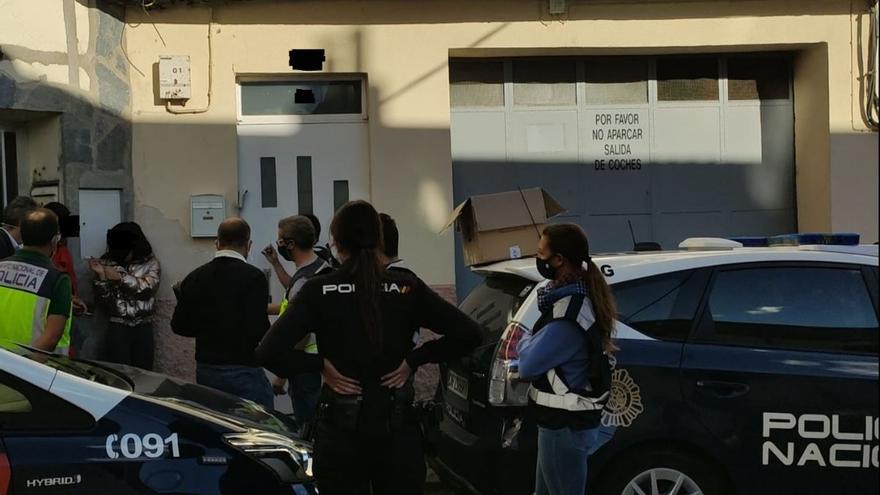 Imagen de la operación policial en San Lázaro