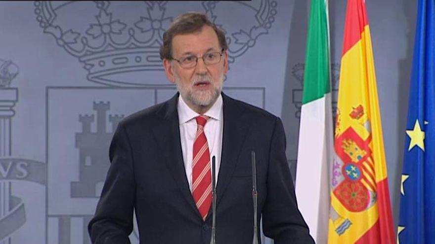 Rajoy: "La decisión que ha tomado Santiago Vidal es una decisión inevitable”