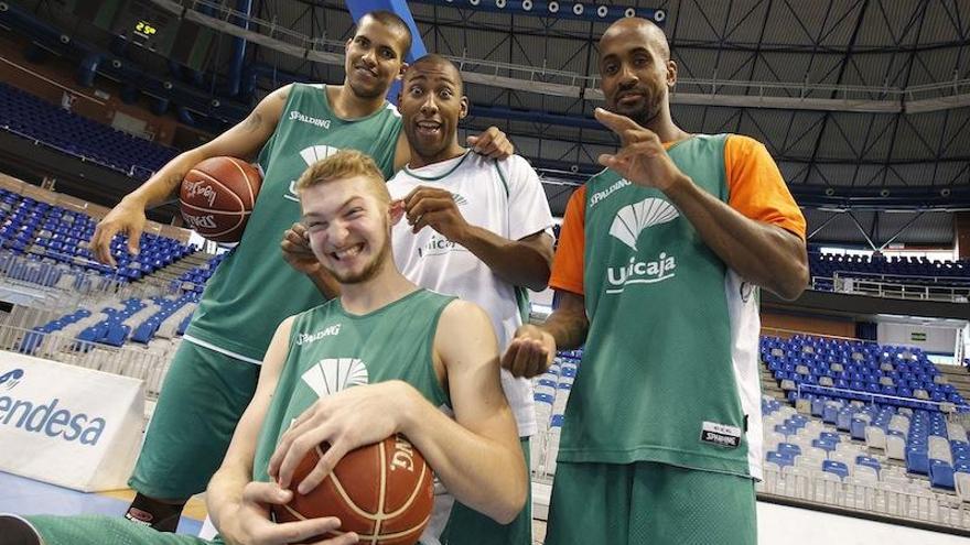 Hettsheimer, Granger, Calloway y Sabonis, ayer en el Carpena.