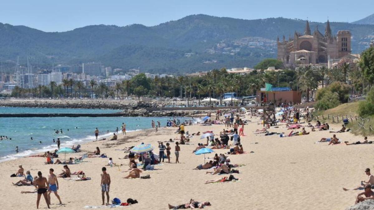 La playa de Can Pere Antoni, en Palma