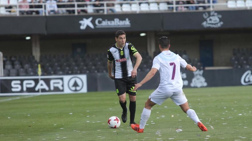 Óscar Ramírez en el partido ante el Jumilla