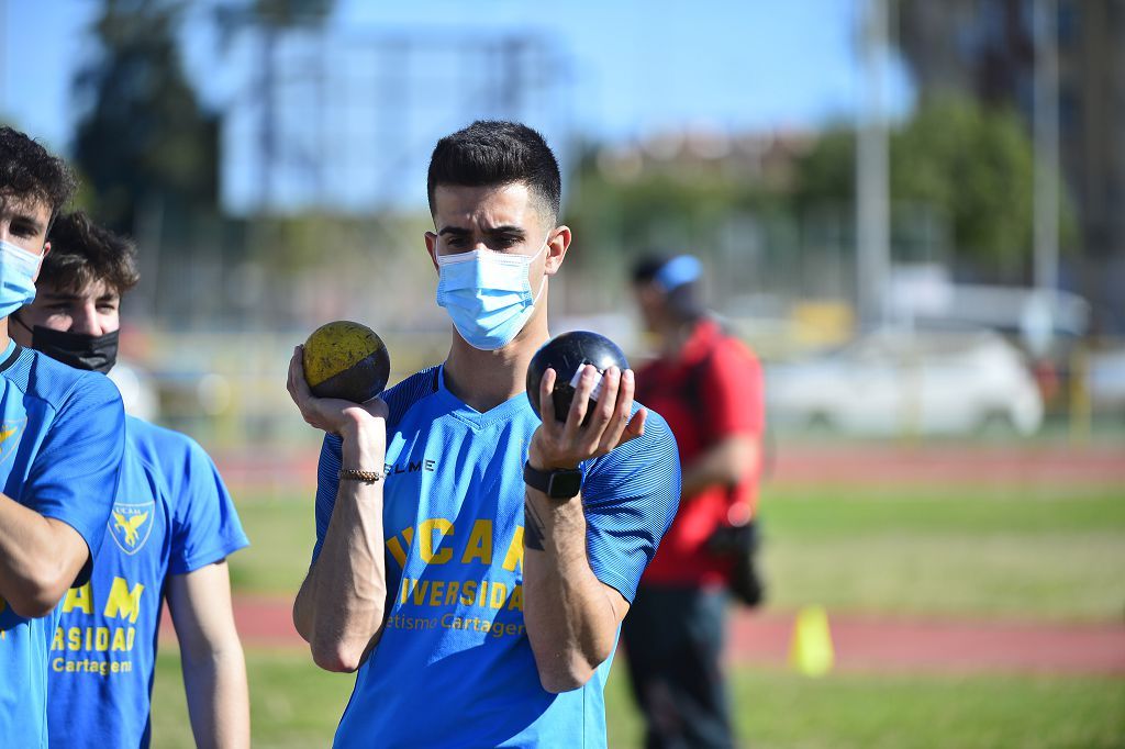 Atletismo nacional Máster sábado en la pista de Atletismo de Cartagena