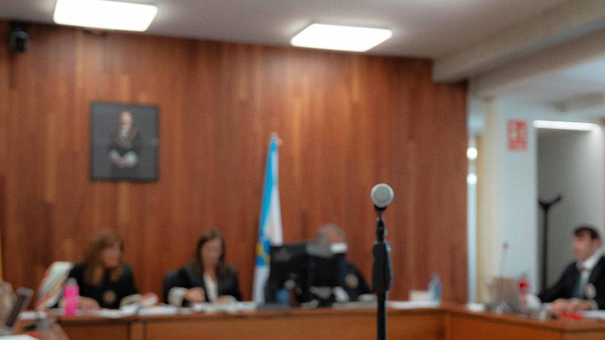 Foto de archivo de un juicio en la sede de Vigo de la Audiencia Provincial