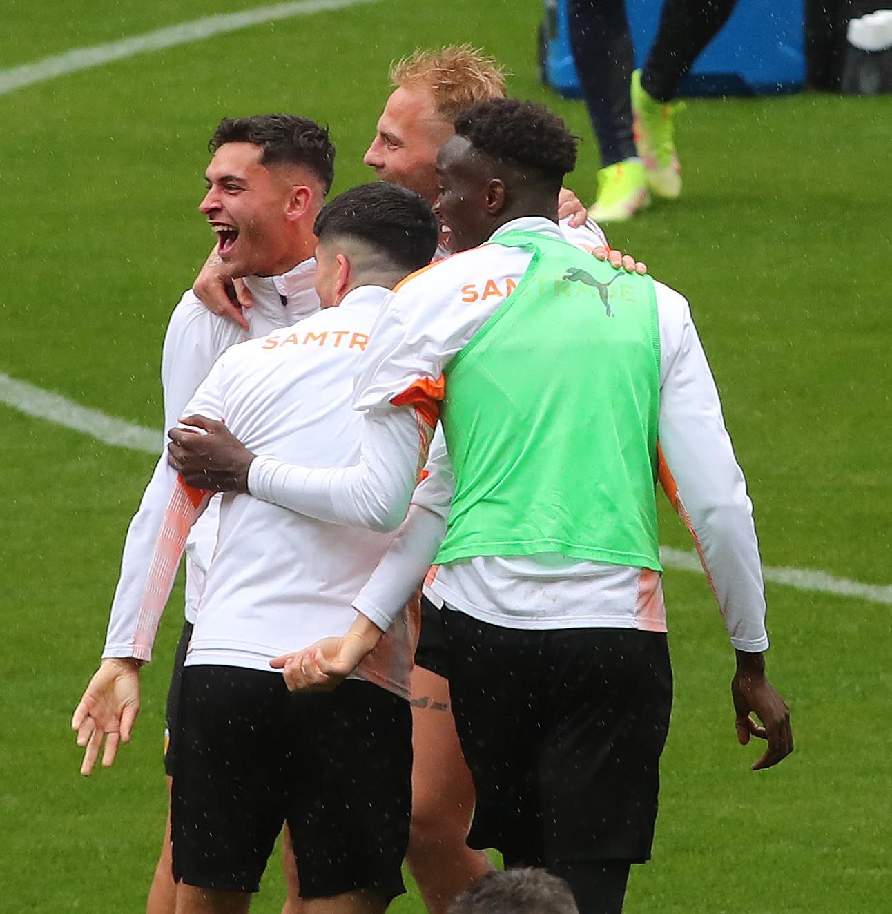 Así ha sido el entrenamiento del Valencia CF en La Cartuja