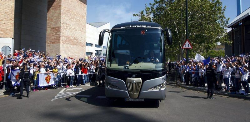 La afición eleva al Real Zaragoza