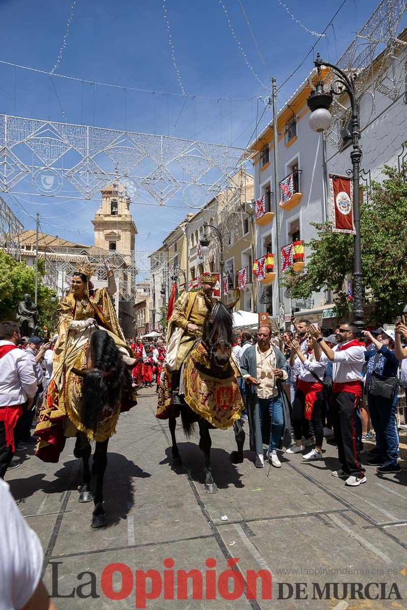 Moros y Cristianos en la mañana del dos de mayo en Caravaca