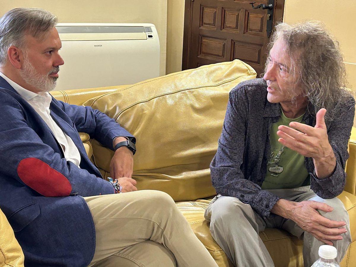 Robe, reunido con Pizarro a finales del mes de mayo, en Plasencia.