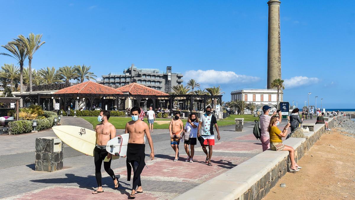 Núcleo turístico del Sur de Gran Canaria entre Maspalomas y Meloneras.